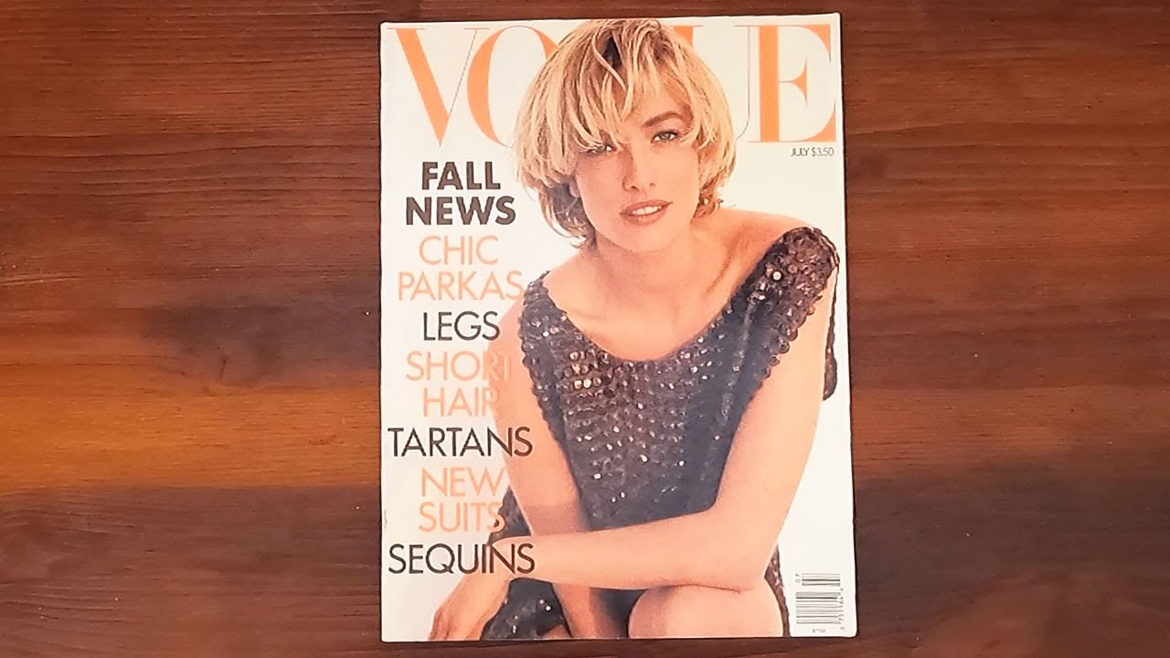 1989 July ASMR Magazine Flip: Vogue w Tatjana Patitz, Meg Ryan, Spike Lee, Kara Young, Dennis Quaid