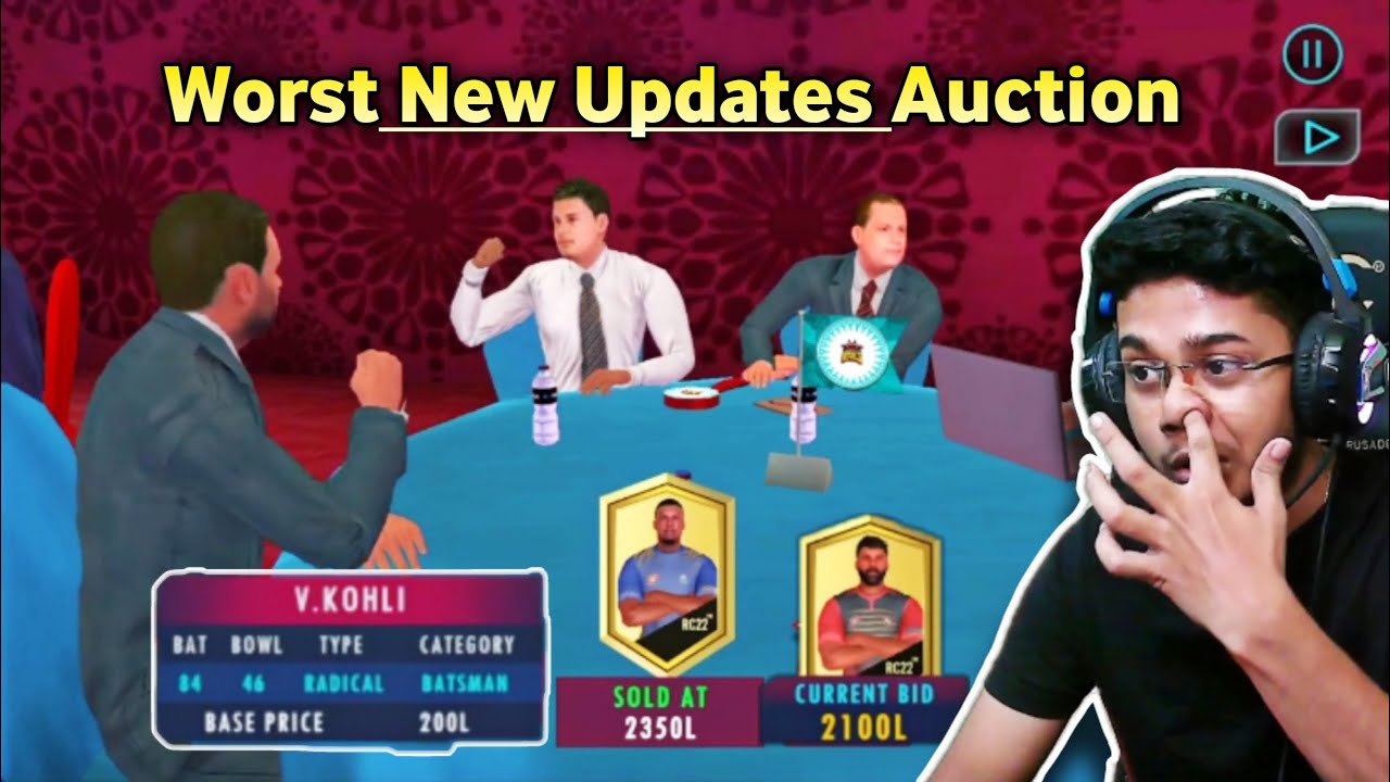 Worst New Updates in RC22 RCPL Live Auction 2022 || OctaL