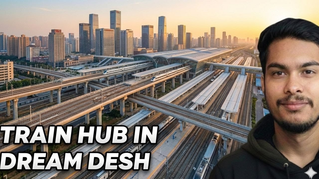 Multi-Station Train Hub Banaya 🚆🔥#8 | Cities: Skylines Hindi | Dream Desh | Khelbabu Simulation