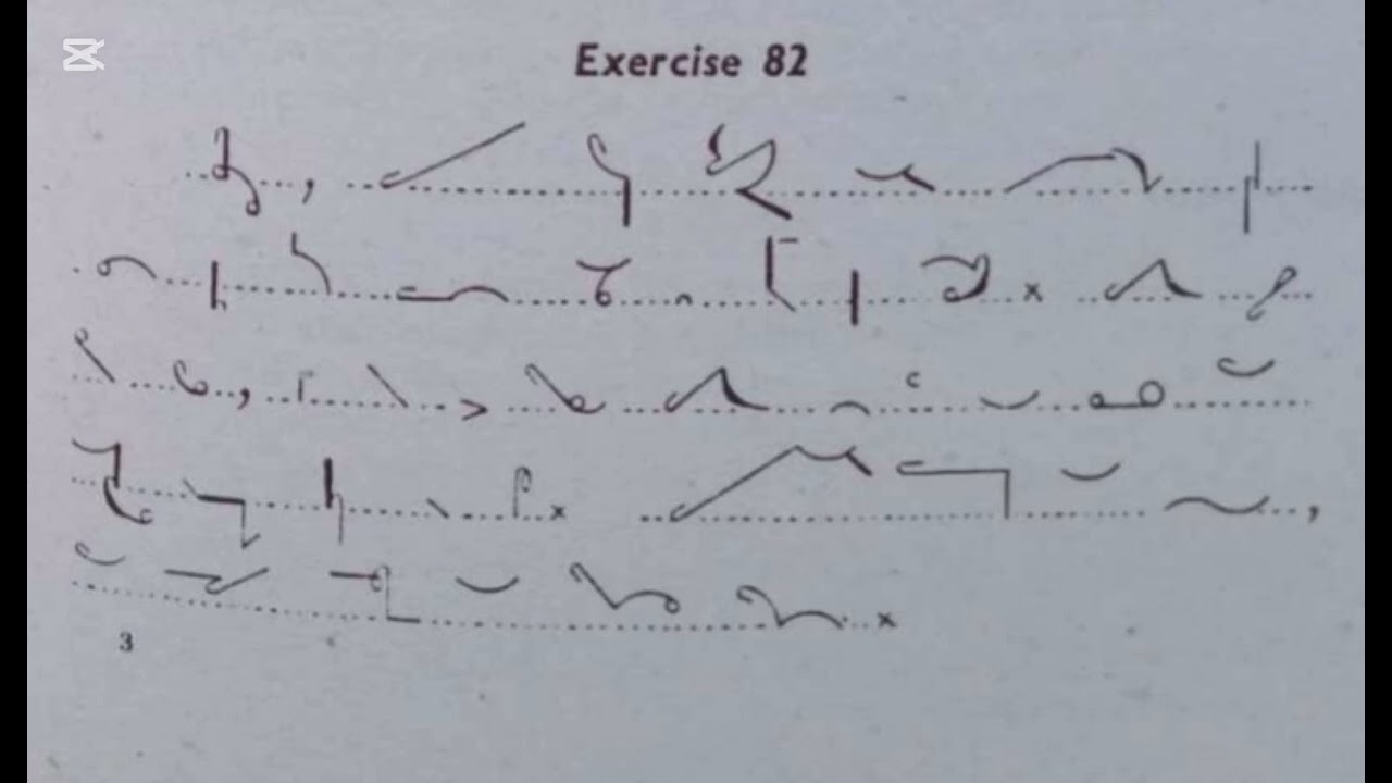 Exercise #82 Pitman Shorthand (New Course) #70WPM Dictation. 📝📖📚