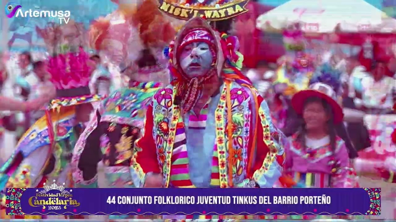 JUVENTUD TINKUS DEL BARRIO PORTEÑO | Candelaria Puno 2025