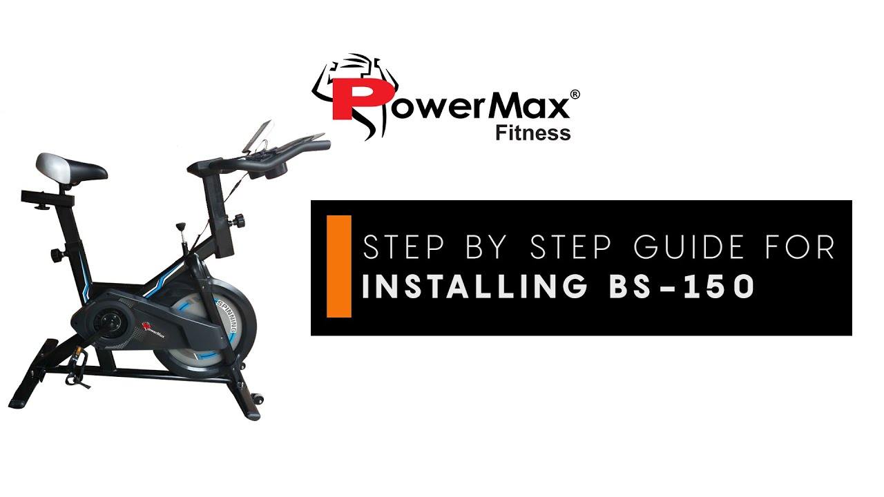 PowerMax Fitness BS-150 Home Use Group Bike - Installation & Usage Guide [DIY]