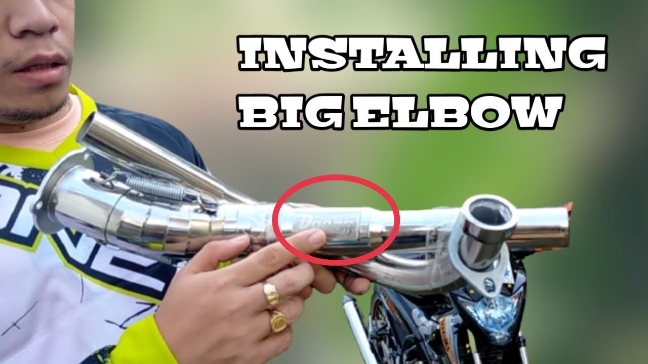 INSTALLING DAENG BIG ELBOW FOR RAIDER 15O CARB | Franzine Motovlog