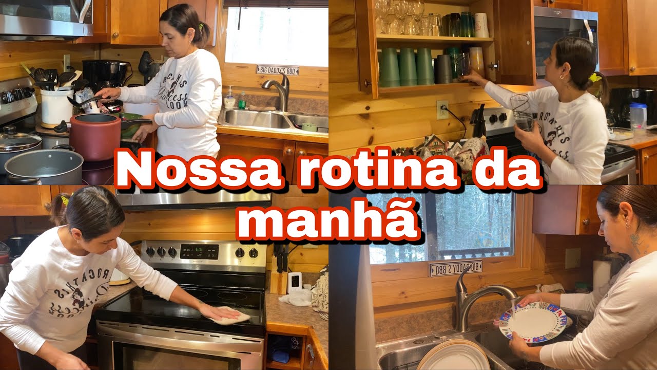 Nossa rotina da manhã nos estados unidos!🇺🇸🇺🇸🇺🇸