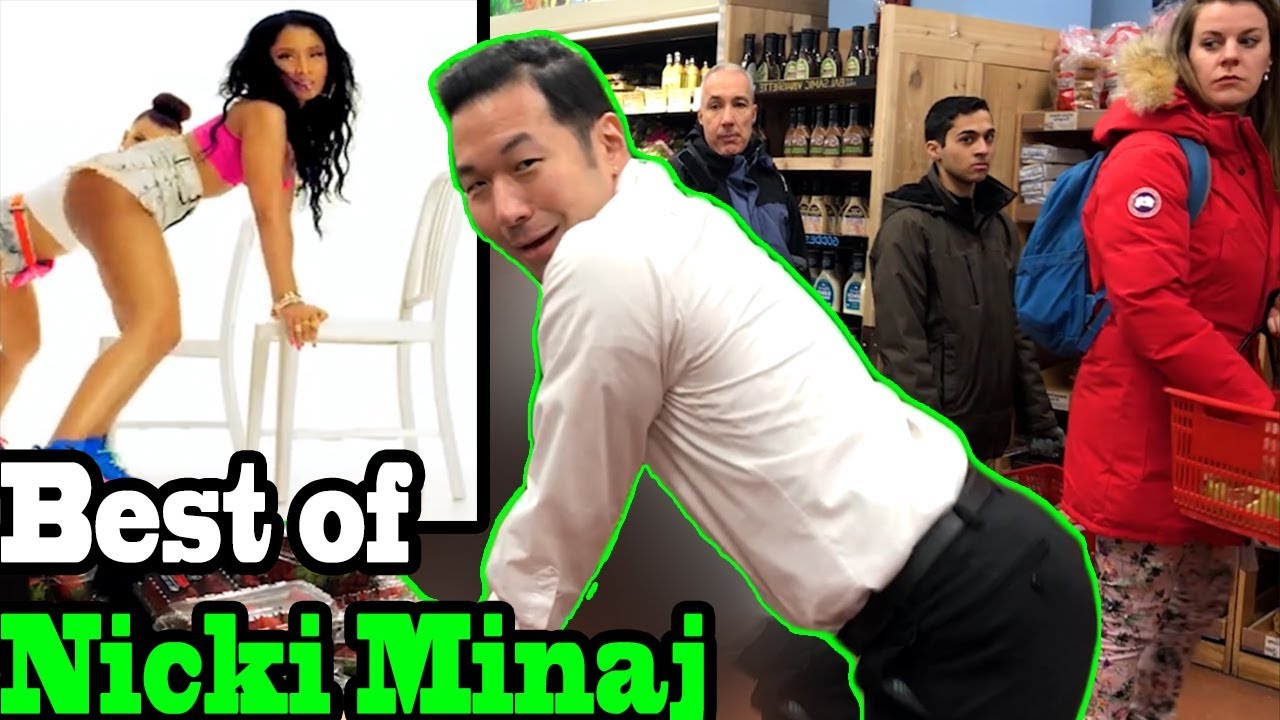 BEST of NICKI MINAJ - TWERKING IN PUBLIC COMPILATION by QPark!!
