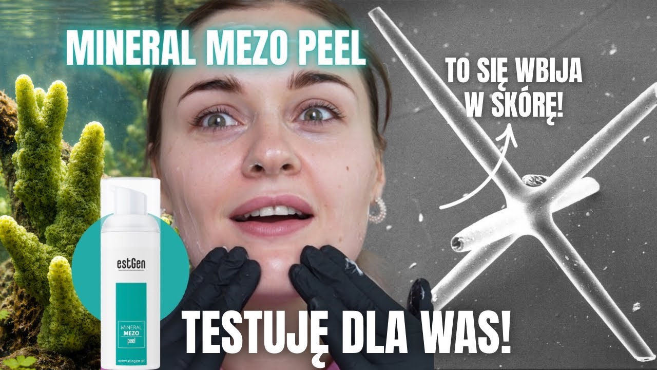 Zabieg ze SPIKULAMI z gąbek🧽 || naprawdę czuć te igły w sk&oacute;rze! || Estgen - minerał mezo peel 🪸