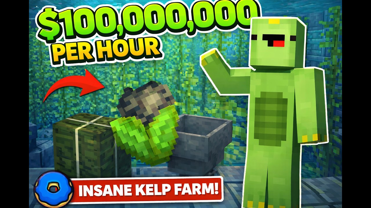 Testing If Kelp Farms are Still GOOD!!! (Donut Smp)