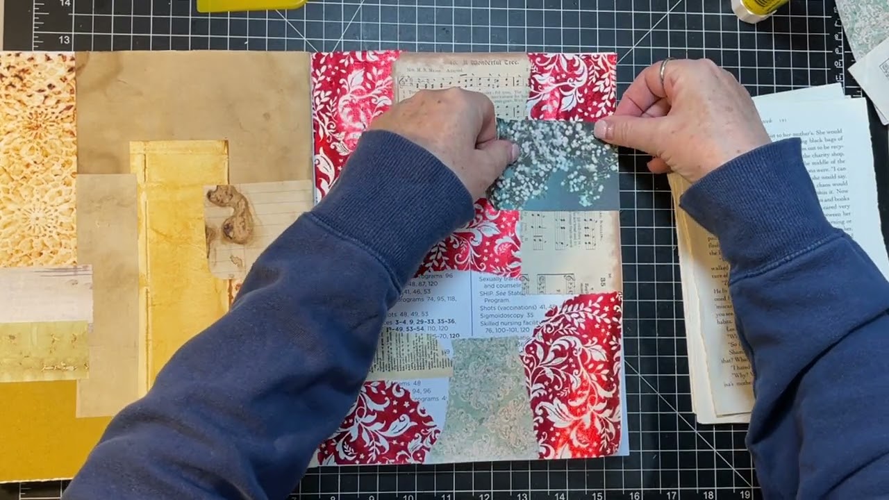 Scrappy Saturday! - Collage Master Boards for Future Ephemera!