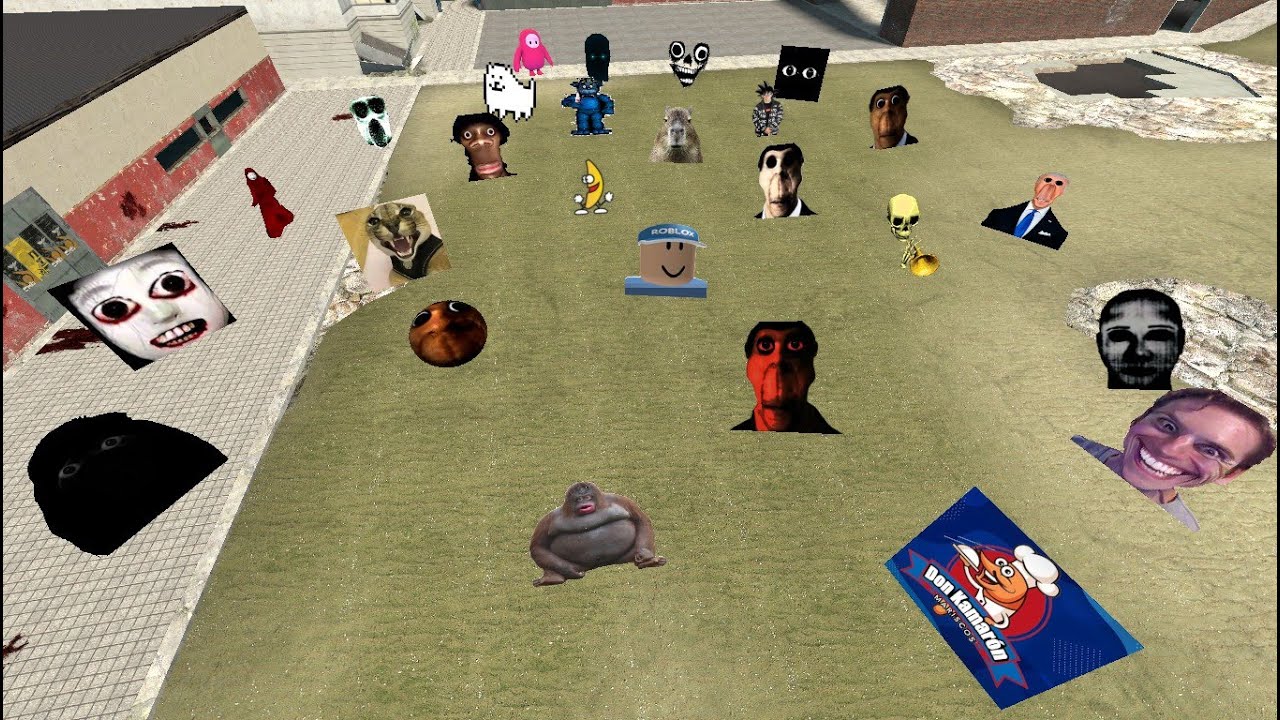 ALL FULL NICO'S NEXTBOT, 2D NEXTBOTS, OBUNGA NETBOT NEW UPDATE In Garry's Mod #51