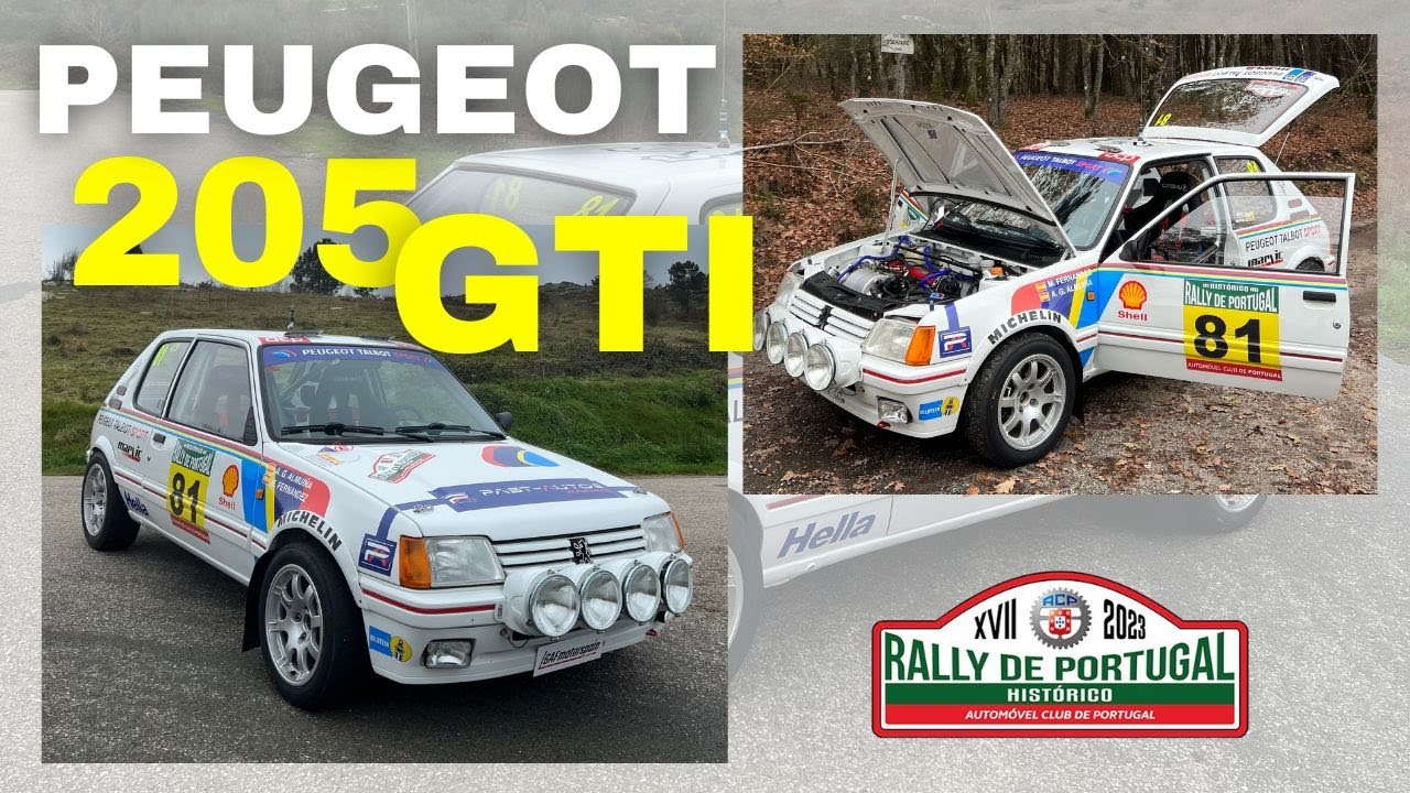 RALLY DE PORTUGAL 🇵🇹 en PEUGEOT 205 GTI