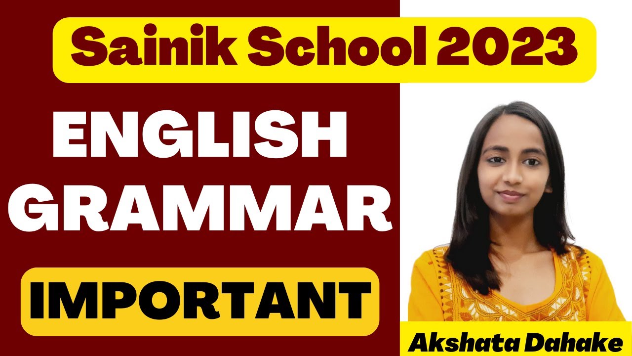 Sainik School Entrance Exam 2023 English Question Answers Class 6 | Knowell Bell Jabalpur (MP)