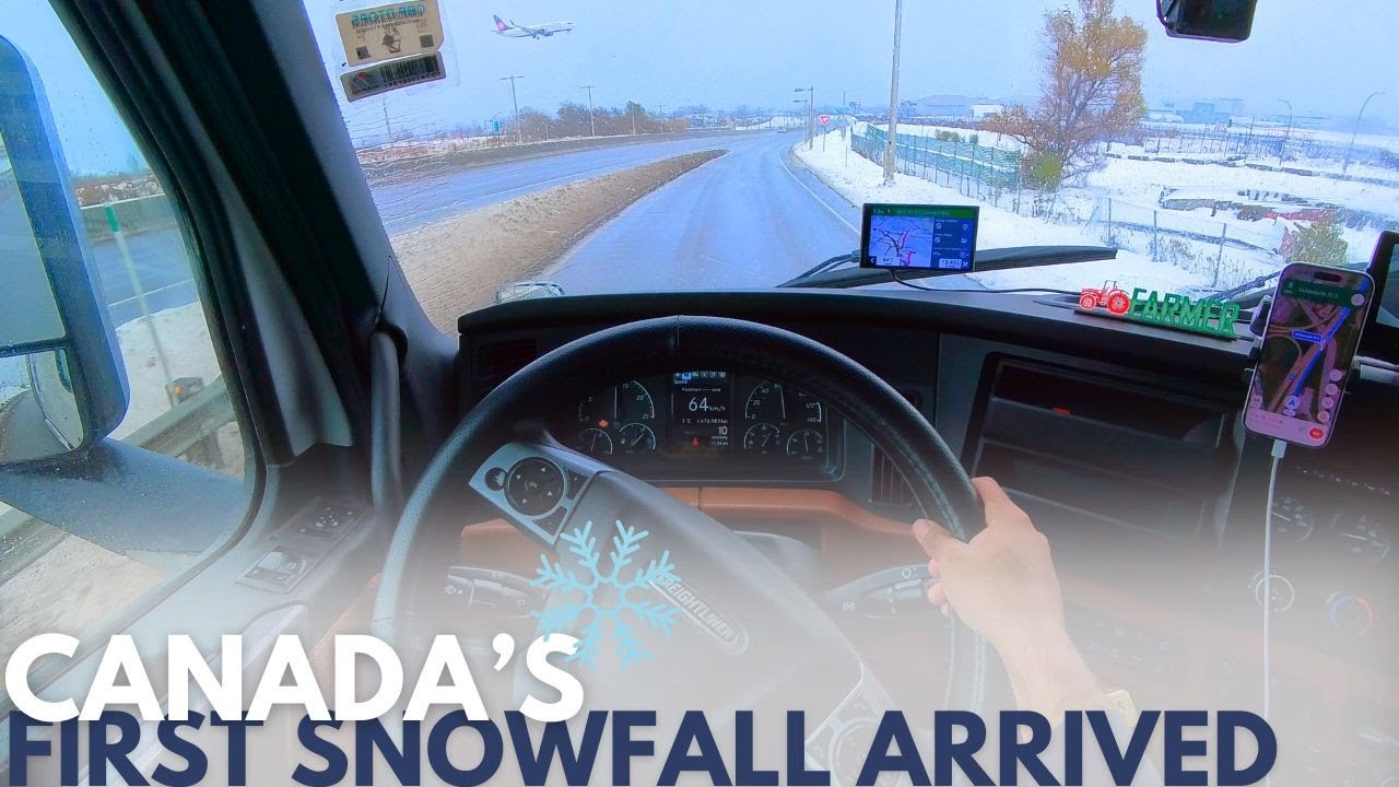THIS IS HOW CANADIAN ROADS LOOKS LIKE AFTER SNOW | 4K DRIVING POV |