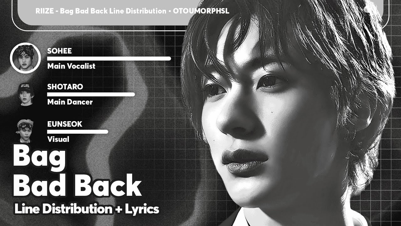 RIIZE • Bag Bad Back // Line Distribution With Lyrics Color Coded by @otoumorphs_l