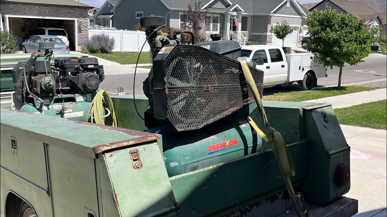 Semi Truck Wheel Seal Replacement || Champion Air Compressor Engine Replacement