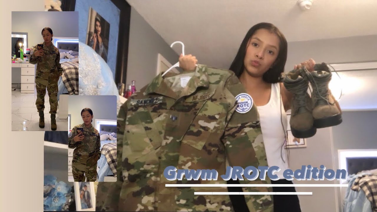Груум в школу... День формы JROTC!! || это лести
