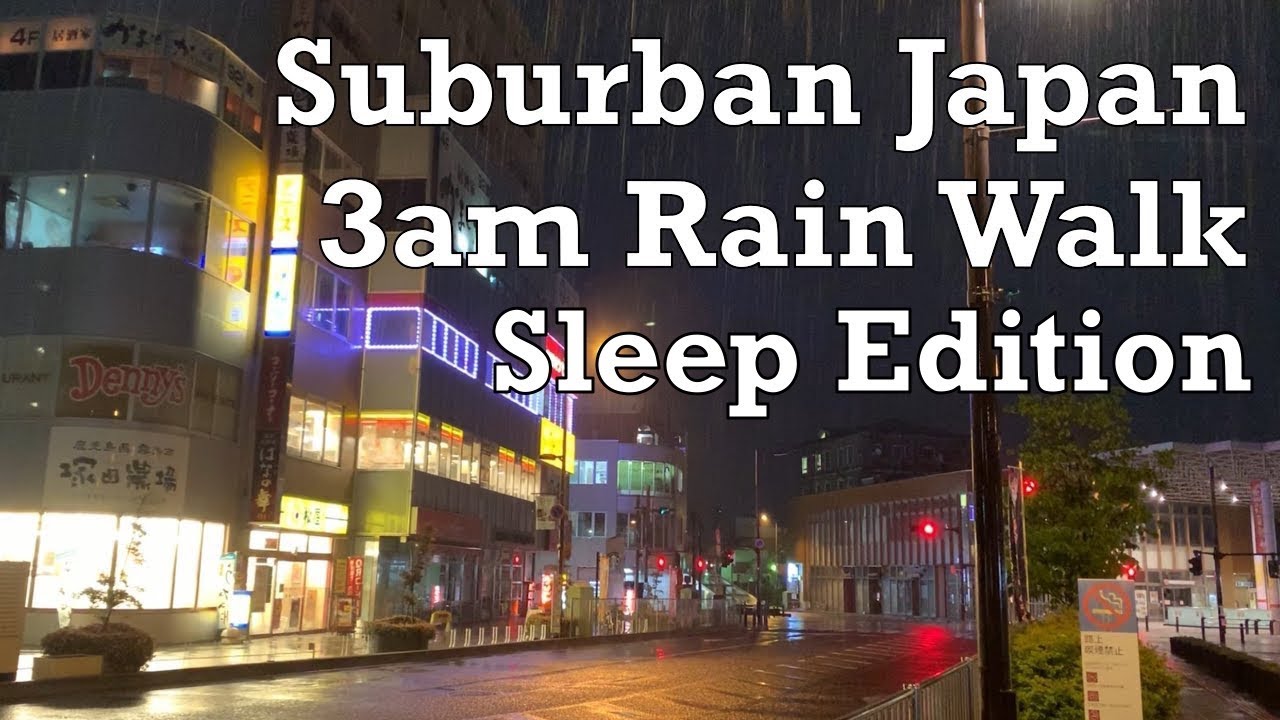 For Sleep - Japan Heavy 3am Rain Walk 2019.7.14 Sound of Rain Relaxation Meditation by tkviper.com