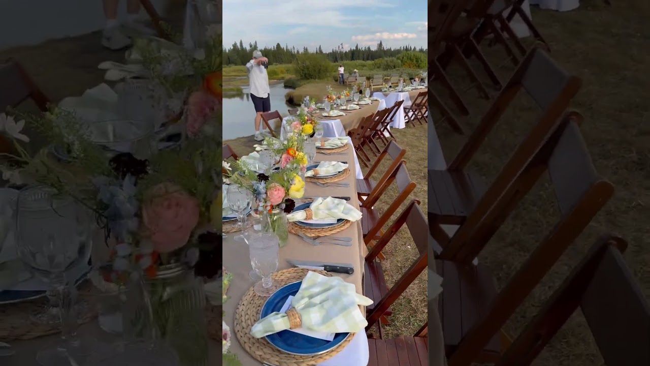 (Pre dinner) West Yellowstone Under Canvas dinner on the river experience - Aug 2025