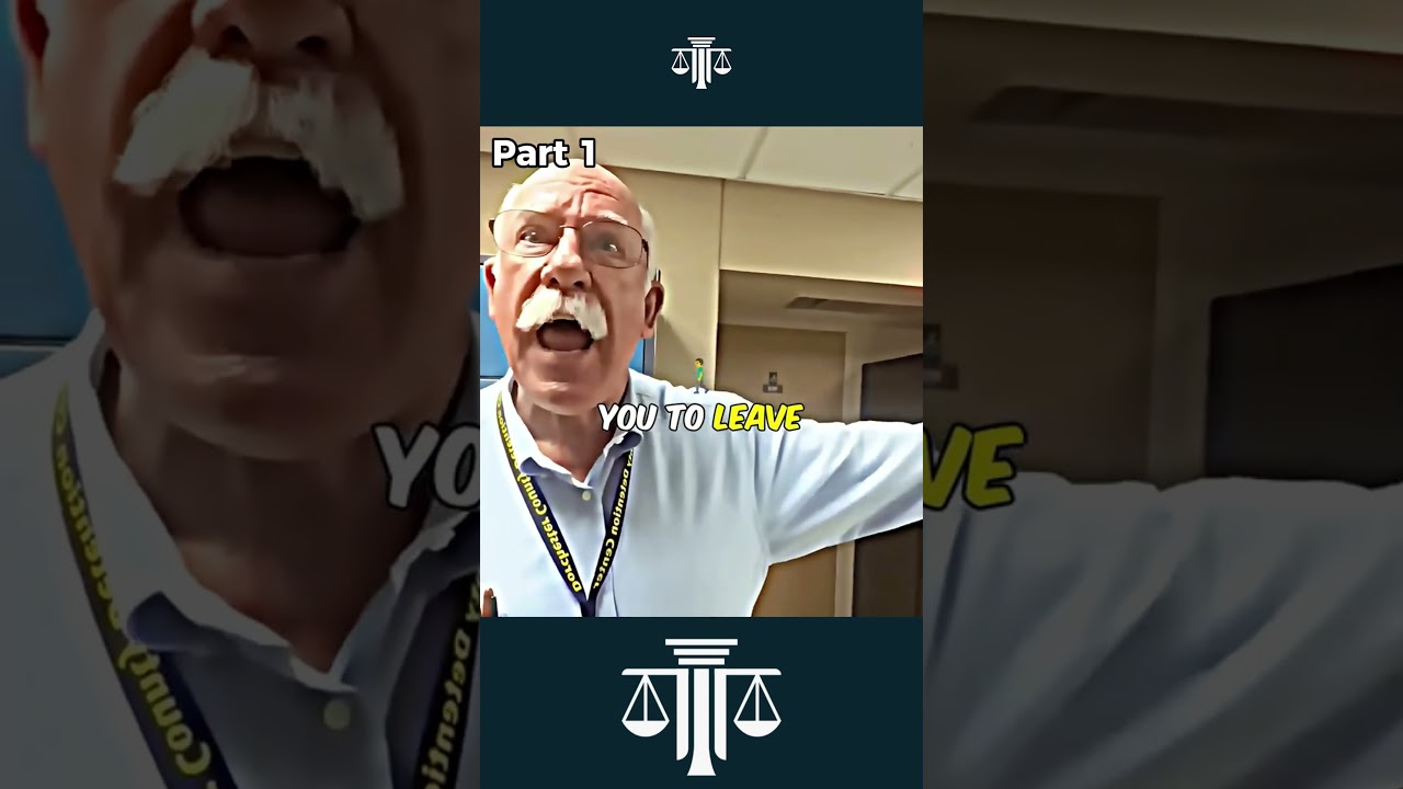 Unhinged Jail Warden ATTACKS Journalist For Recording! Part 1