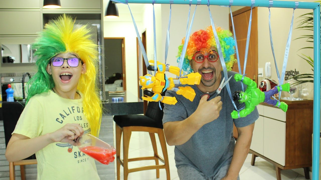 LUCAS E UMA BRINCADEIRA SUPER DIVERTIDA!