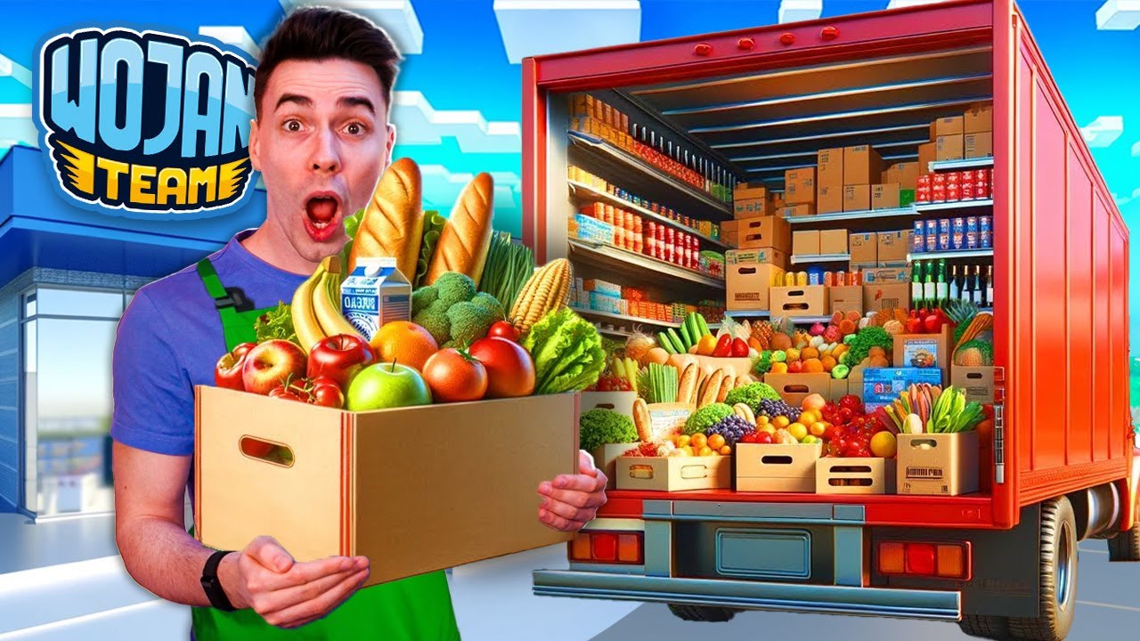 NAJWIĘKSZA DOSTAWA w Moim SKLEPIE! (Supermarket Simulator #4)