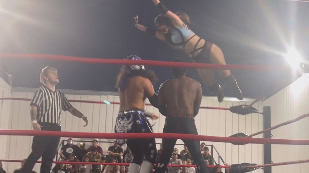 Najee Morgan vs Necrosis vs Lara Frazier Indy Wrestling! Blacklist Pro Dinuba CA 10/29/23