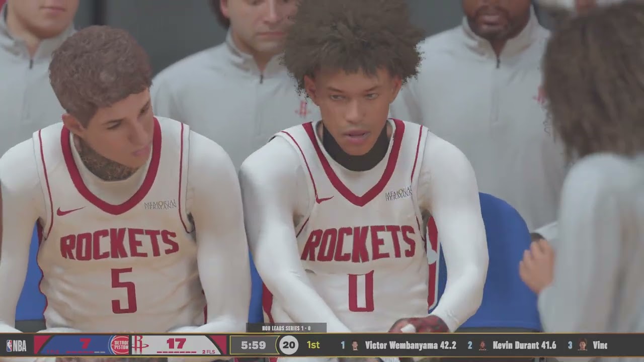 NBA 2K26 MYNBA Rockets Vs Detroit NBA FINALS GAME 2
