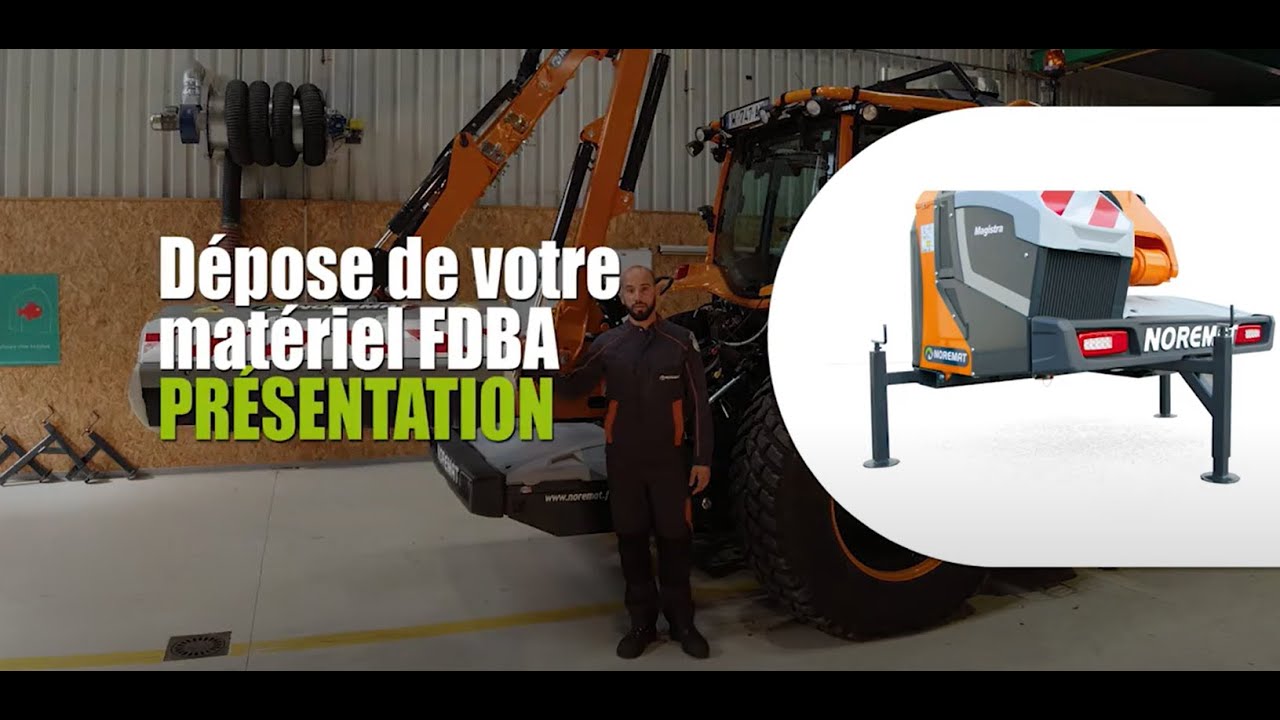 Noremat - Dépose de votre faucheuse-débroussailleuse