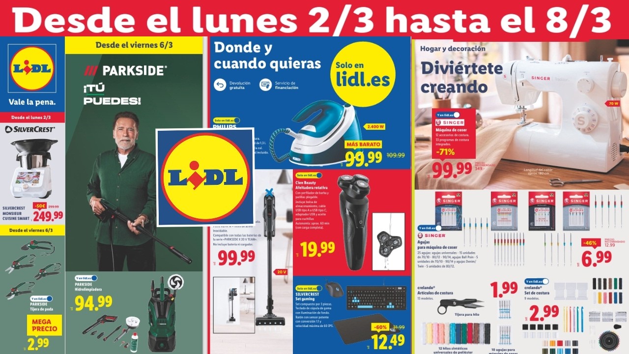 🇪🇸🔥LIDL BAZAR 🛒 PROXIMA SEMANA 🗓 DEL LUNES 2 AL DOMINGO 8 DE MARZO / MEGA PRECIO