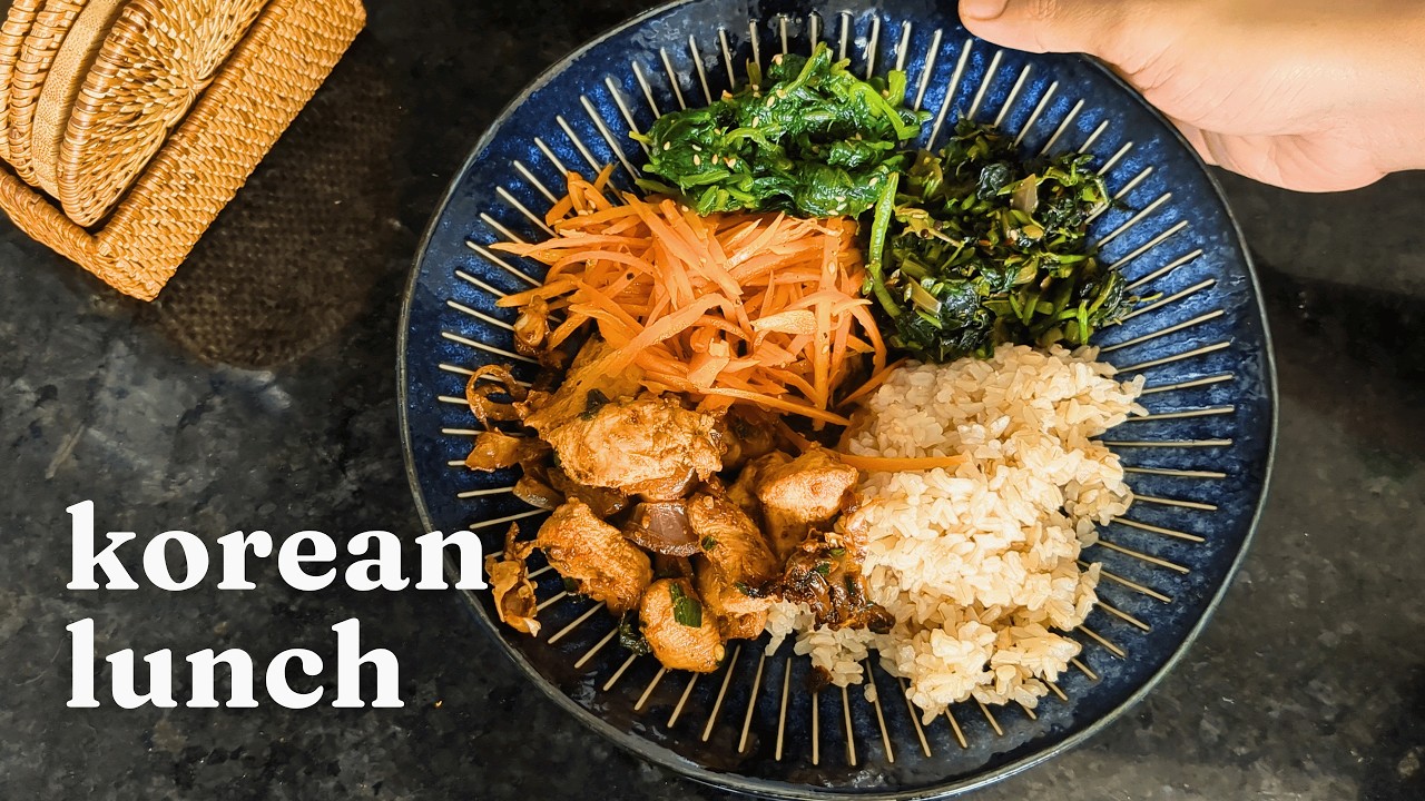 ASMR What I Cook in a Day (No Talking) | Kimchi Chicken, Korean Sides & Egg Sandwich 🎧🥑🍗