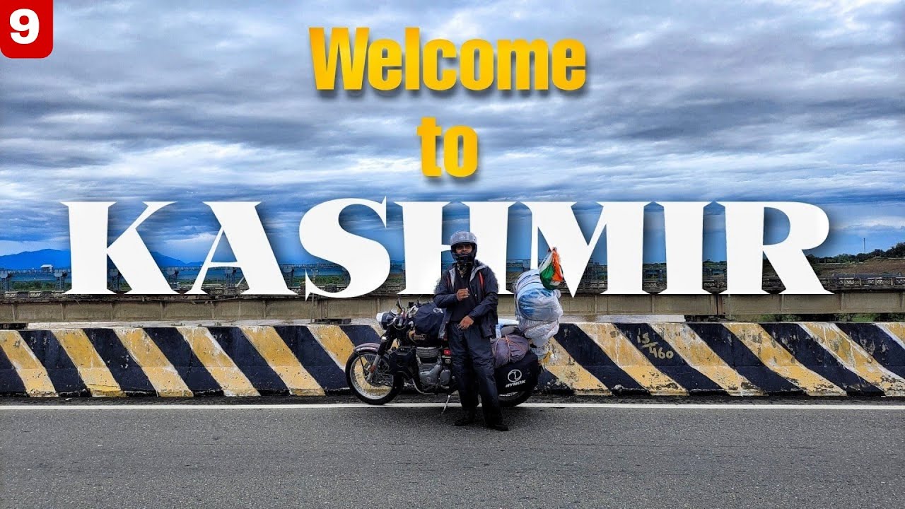 Welcome to Kashmir | Nagpur to ladakh bike ride with pillion | royalenfield classic 350 reborn 2023
