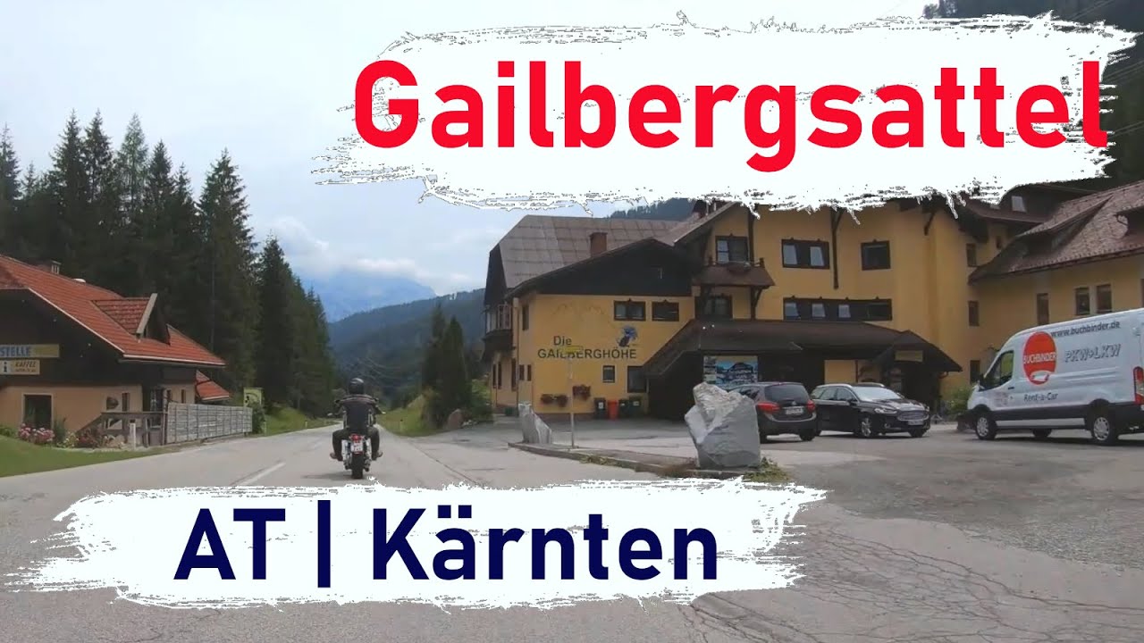Gailbergsattel mit dem Chopper / Motorrad