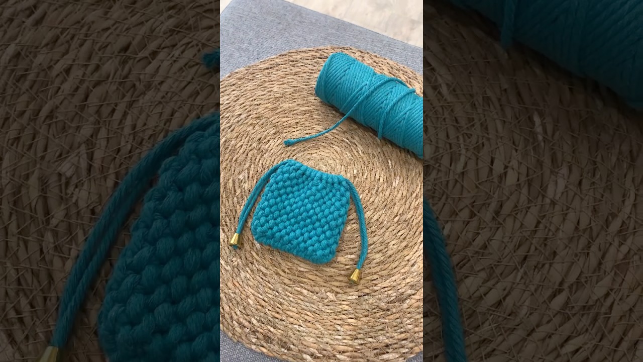 Mini Pouch Macrame #handmade#bag#knot#artesanal#crochet#diy#bolsa#minimalist