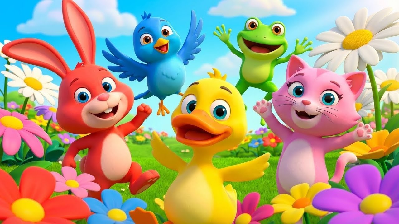 Colors Song for Kids 🌈 | Fun Animal Music