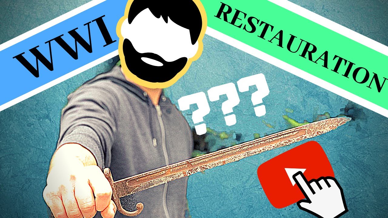 Comment RESTAURER une Baïonnette WW1 !!!