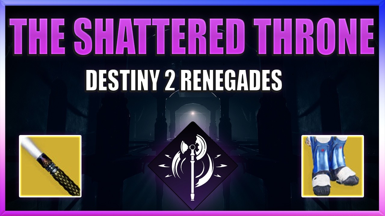 The Shattered Throne Solo Flawless - Destiny 2 Renegades PS5