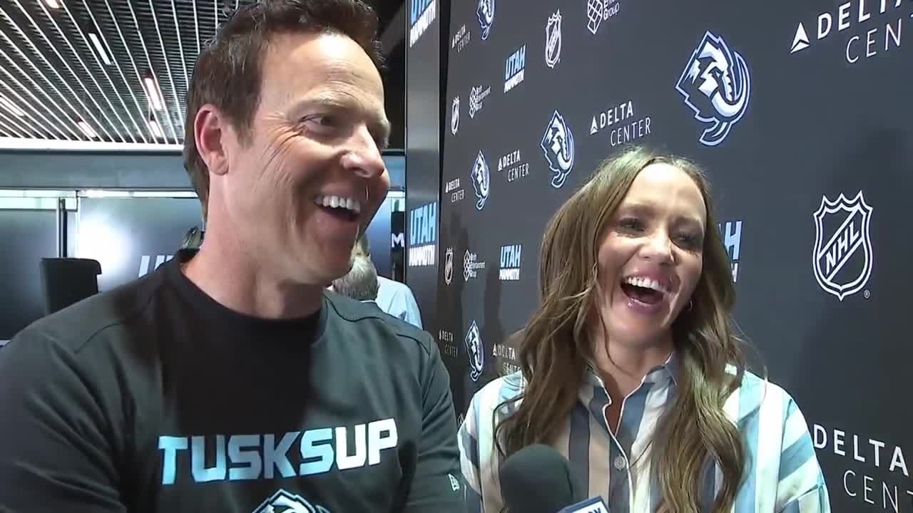 Ryan and Ashley Smith explain why Mammoth was chosen for Utah's NHL team