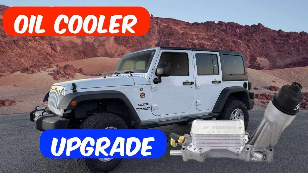 DIY  Replace Oil Filter Housing & Cooler 2007-2018 Jeep Wrangler JK