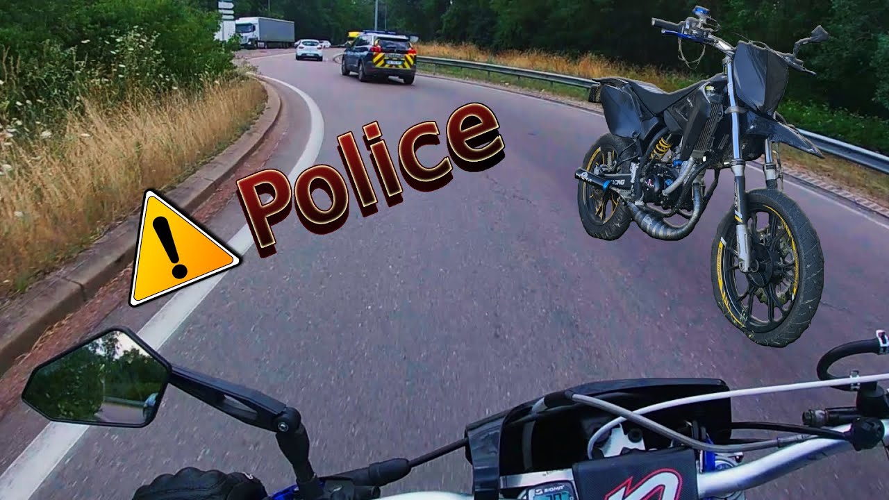POLICE EN 96 ITALKIT ! (présentation sherco + arsouille)