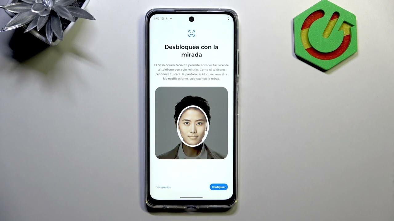 MOTOROLA Moto G56 5G &ndash; C&oacute;mo a&ntilde;adir desbloqueo facial