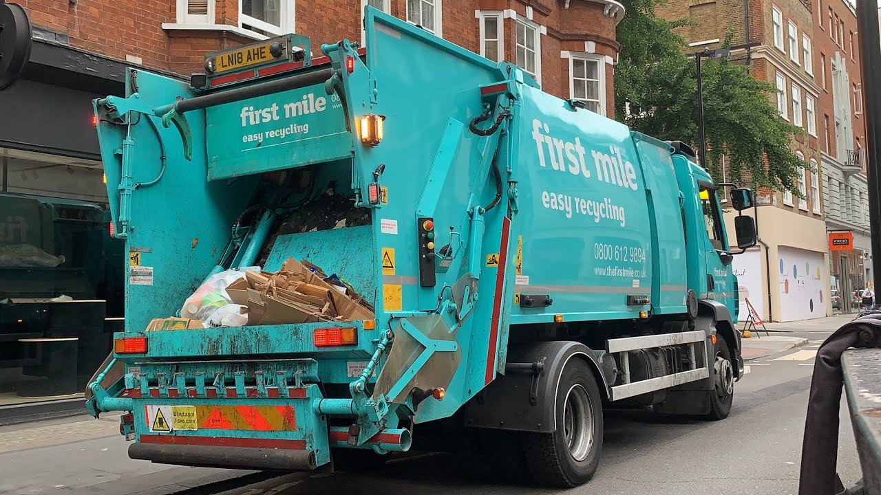 Rear Loader Garbage Trucks Across Europe