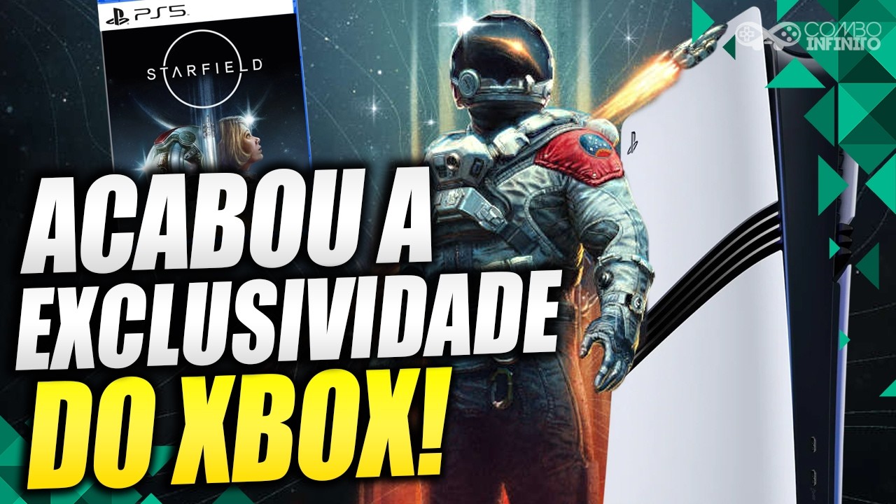 ACABOU A EXCLUSIVIDADE! 😱 Starfield anunciado para PS5 com NOVA DLC de História!