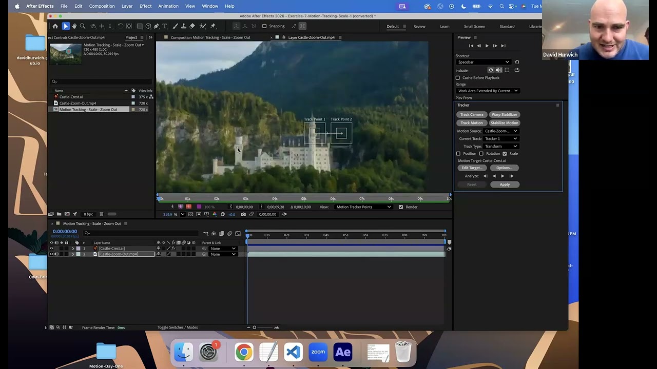 Motion Tracking Rotation Scale