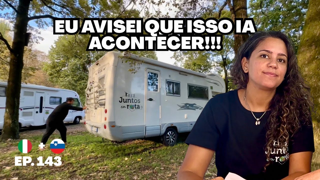 ATOLAMOS o motorhome, Encontramos Brazucas e entramos em UM PA&Iacute;S NOVO- motorhome em fam&iacute;lia