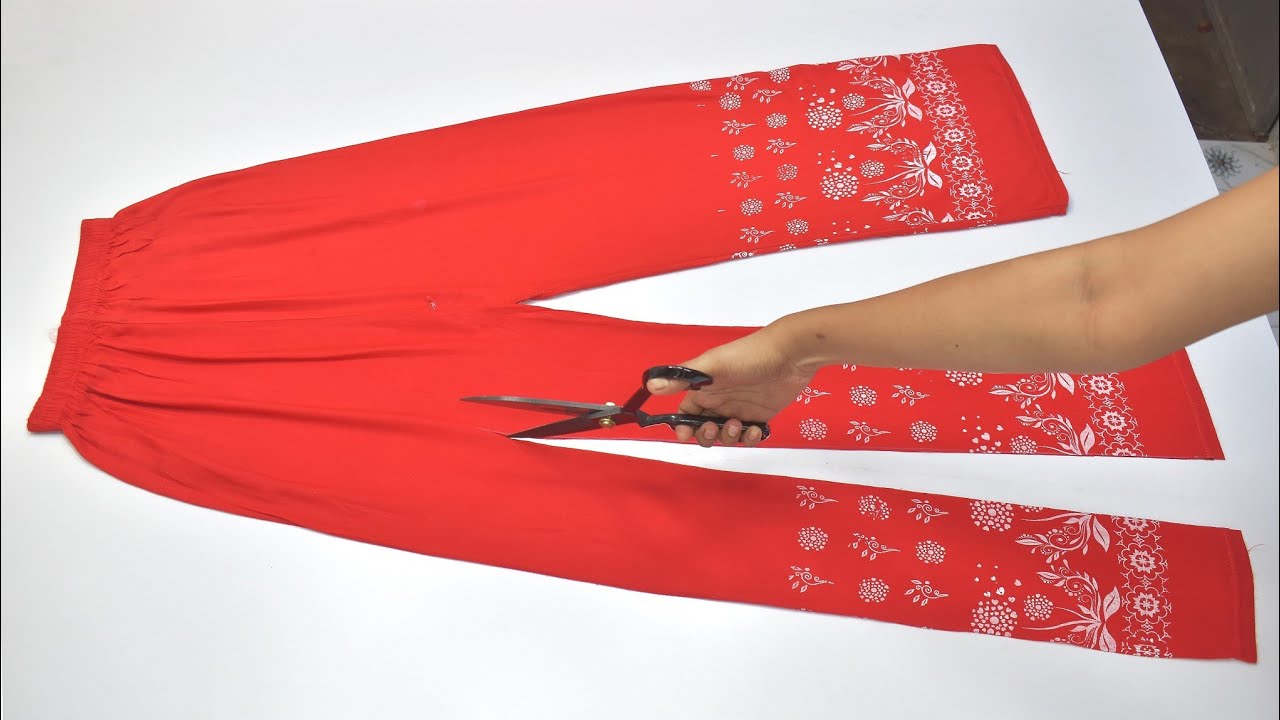 5 Unique Old Pant Ideas! Transformation Idea From Old Plazo Pant#DIY Idea From Old Pant