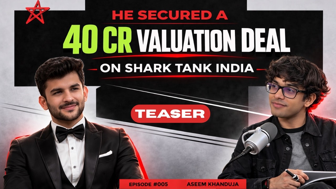 He secured a 40 Cr valuation deal on @SharkTankIndia Ft Aseem Khanduja