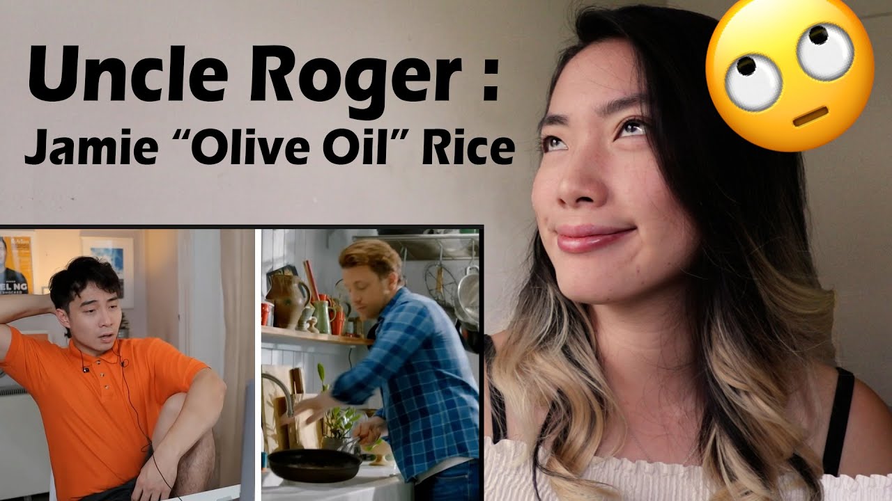 Reacting to: Uncle Roger HATE Jamie Oliver Egg Fried Rice 中文字幕