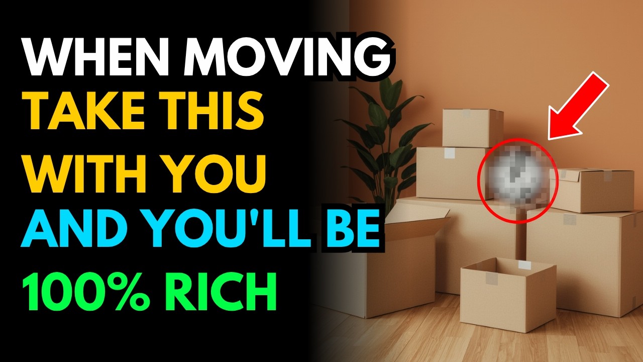 When Moving, Take This with You, and You'll Be 100% Rich