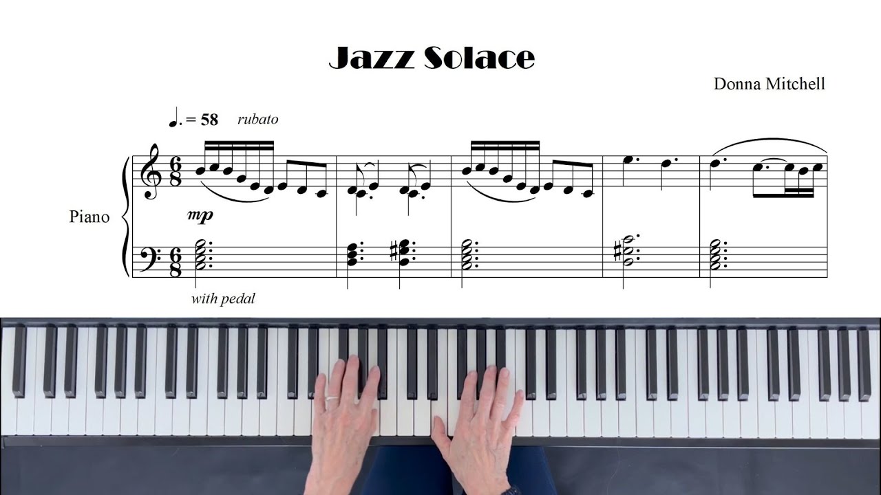 3 Minutes of Jazz Solace to Calm Your Mind |Original Piano #freesheetmusic