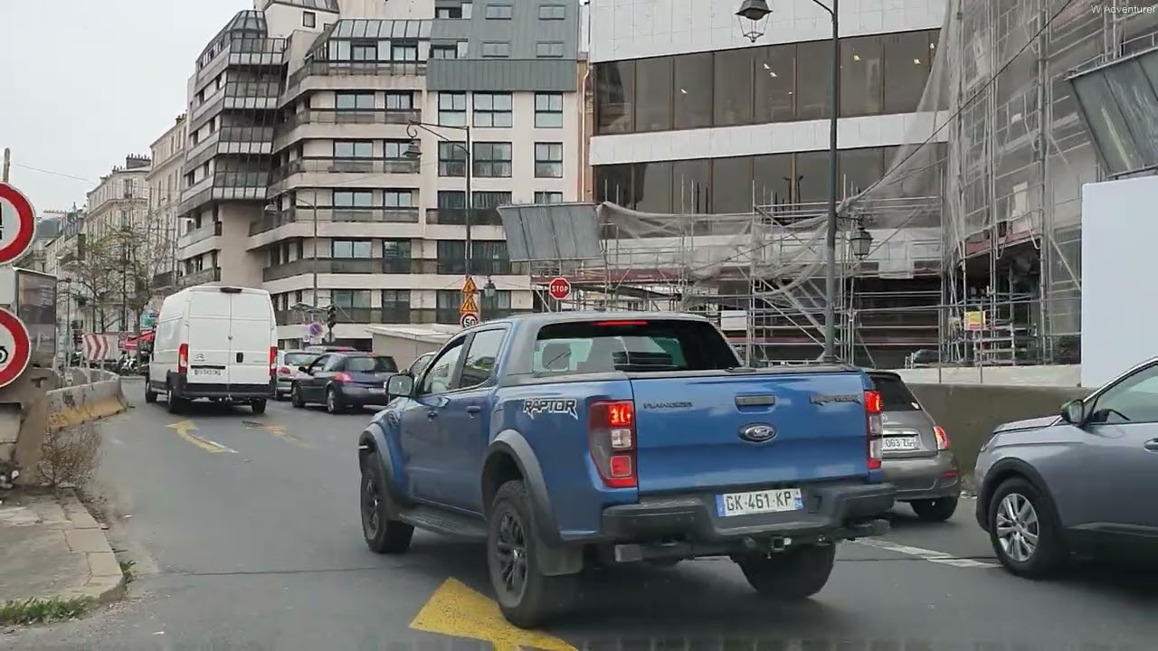 Driving from la Défense to Porte de la Chapelle | Paris | Part 1 | France