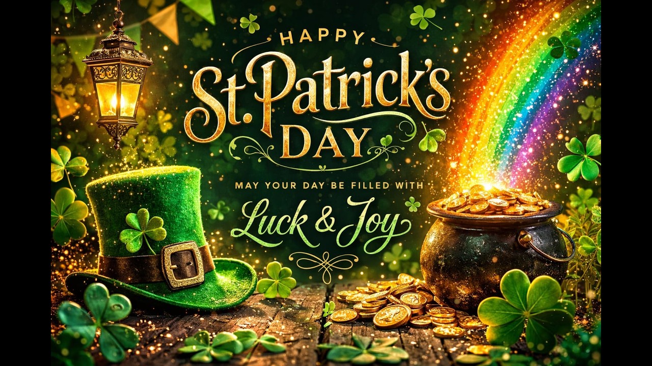 С Днём Святого Патрика! 🍀🍾💰